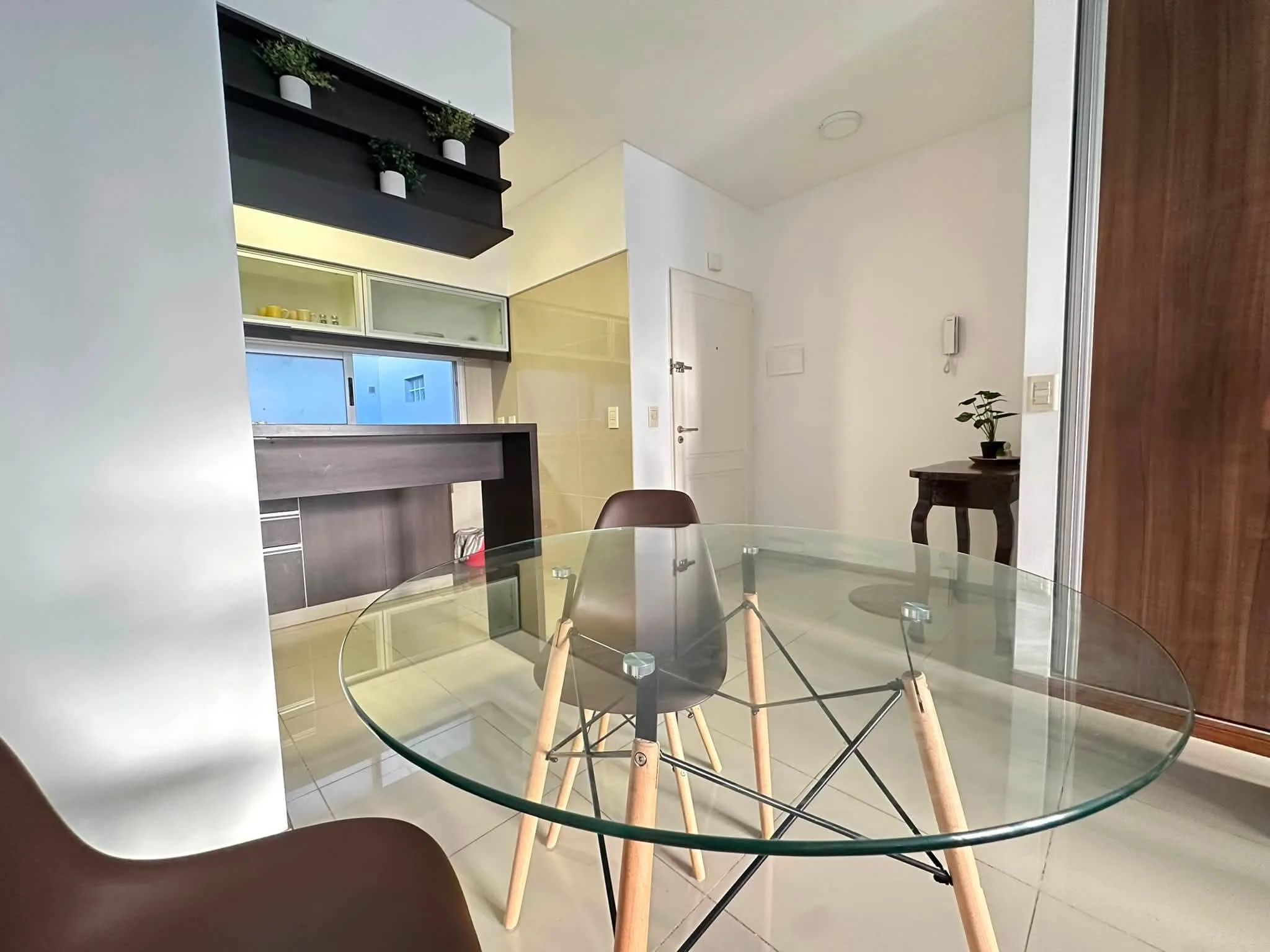 Studio with terrace and parking, Palermo, dining_room