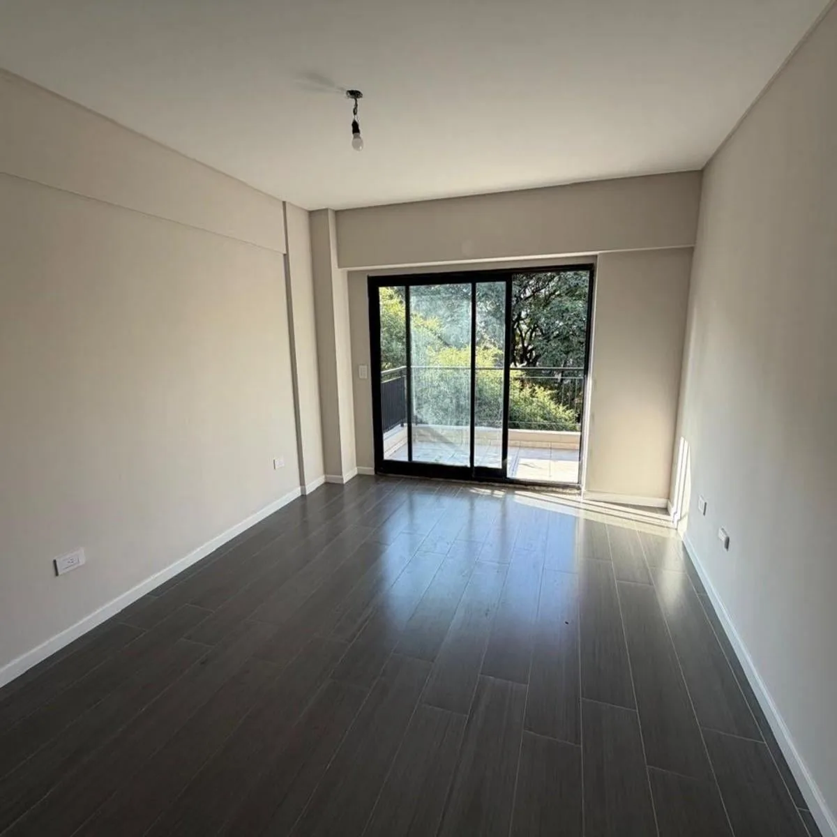 Corner studio with balcony