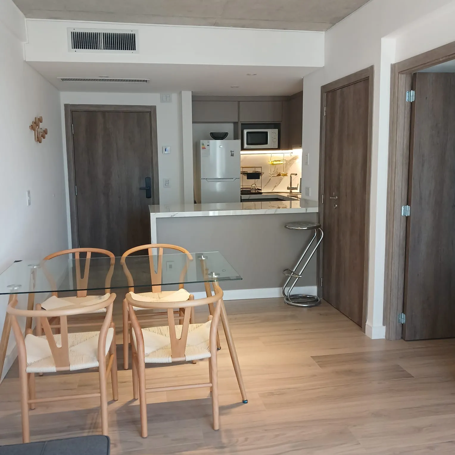 Furnished apartment with balcony