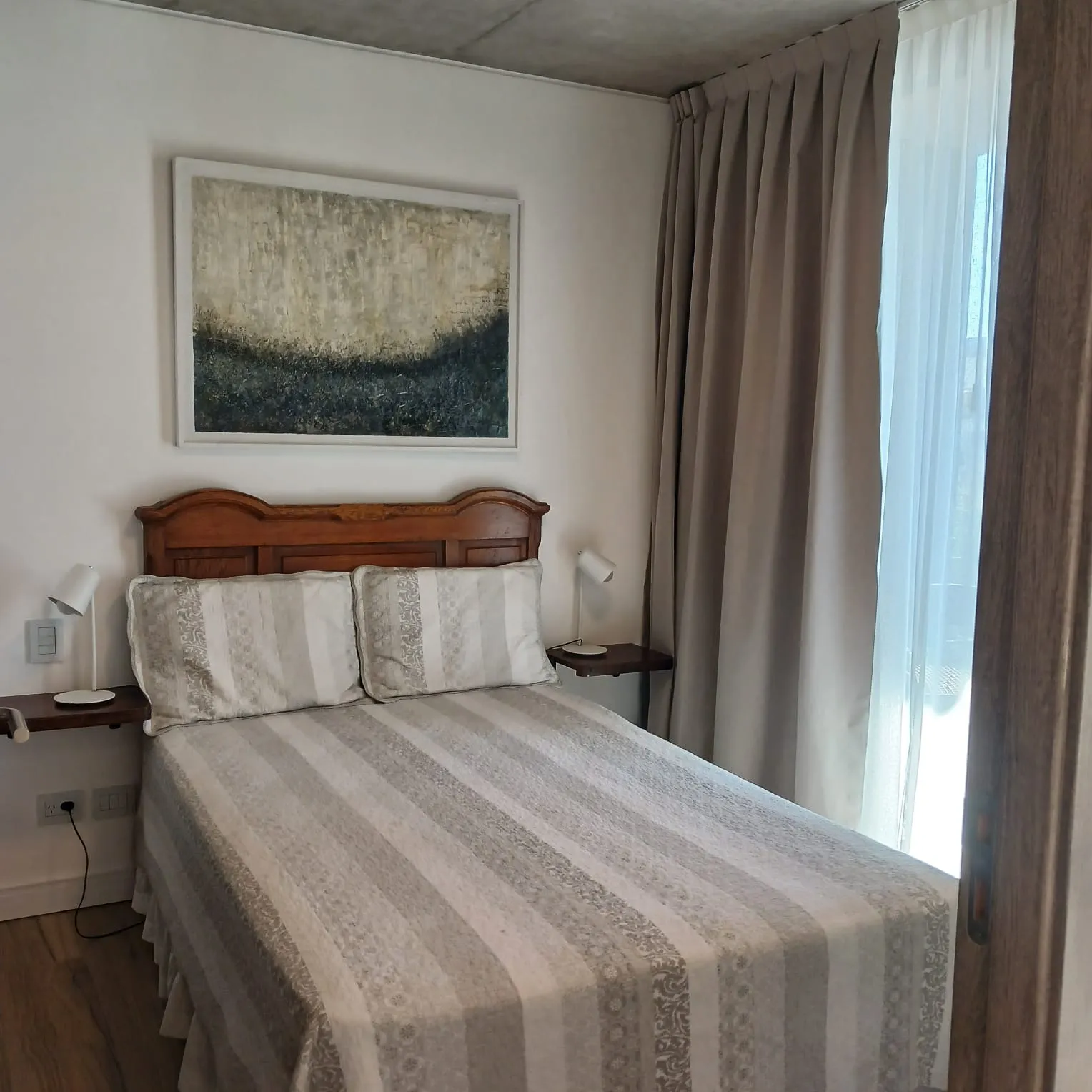 Furnished apartment with balcony