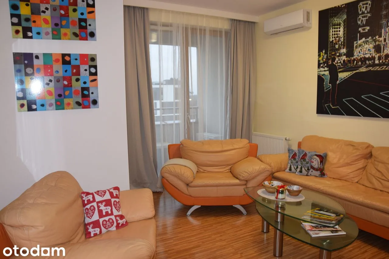Mokotów 40 m², balkon, klimatyzacja