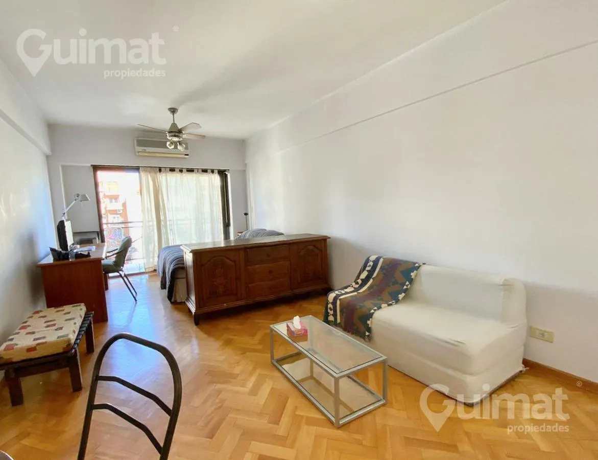 Furnished studio with balcony