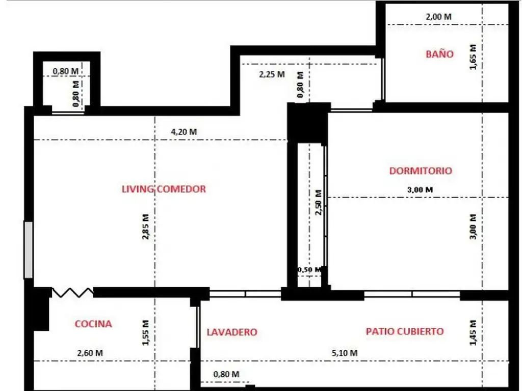 Departamento amoblado en Palermo