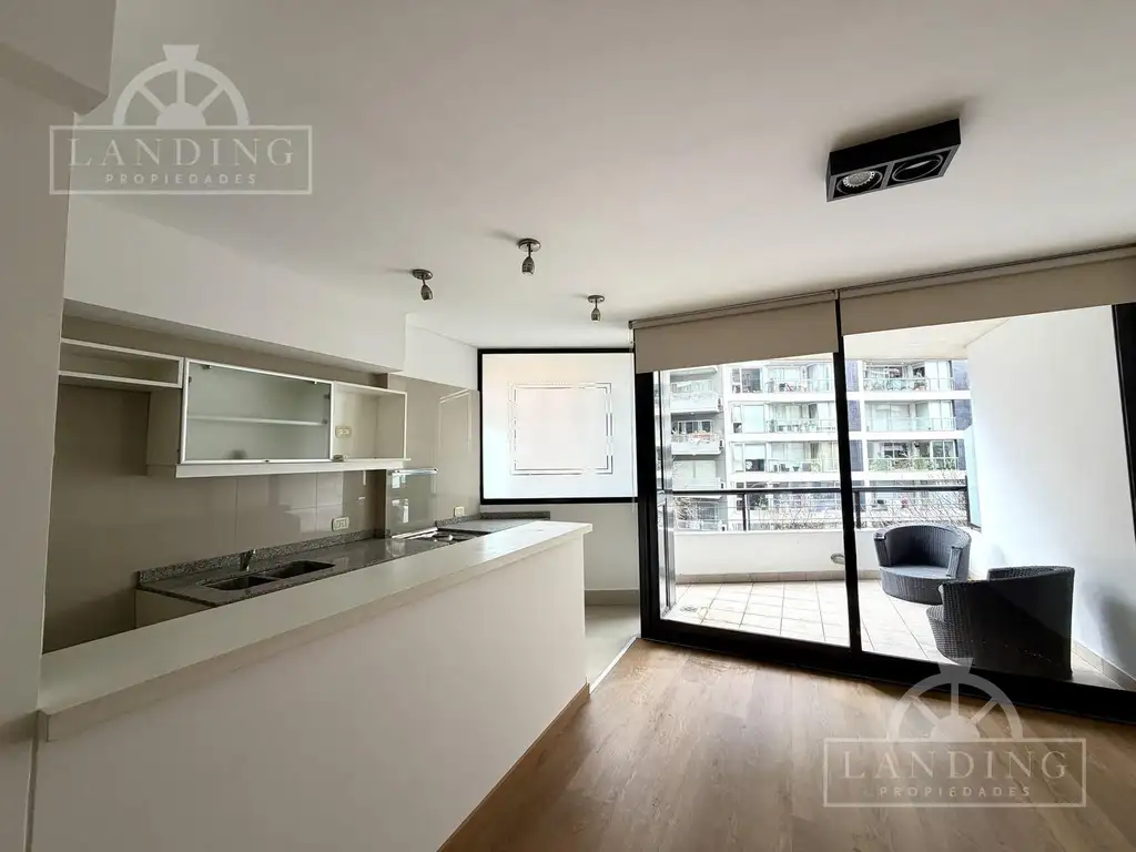 Departamento con balcón terraza
