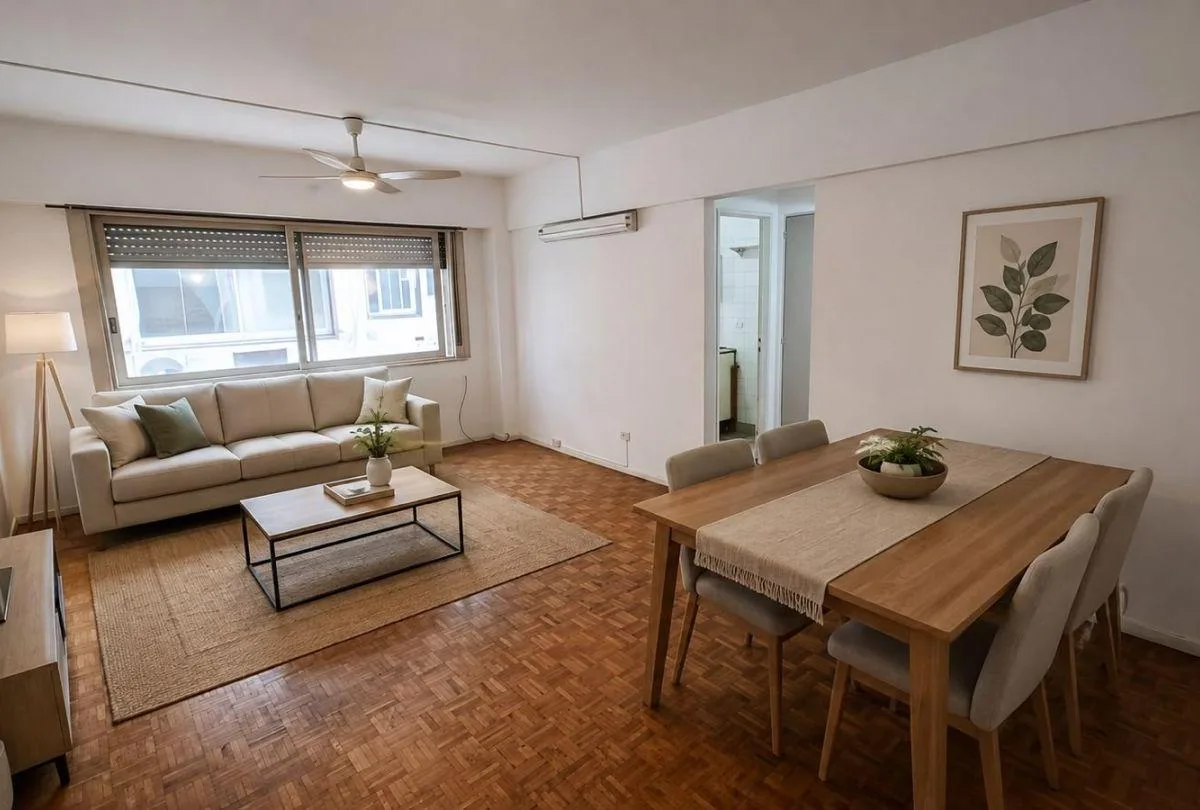 Monoambiente interno con cocina