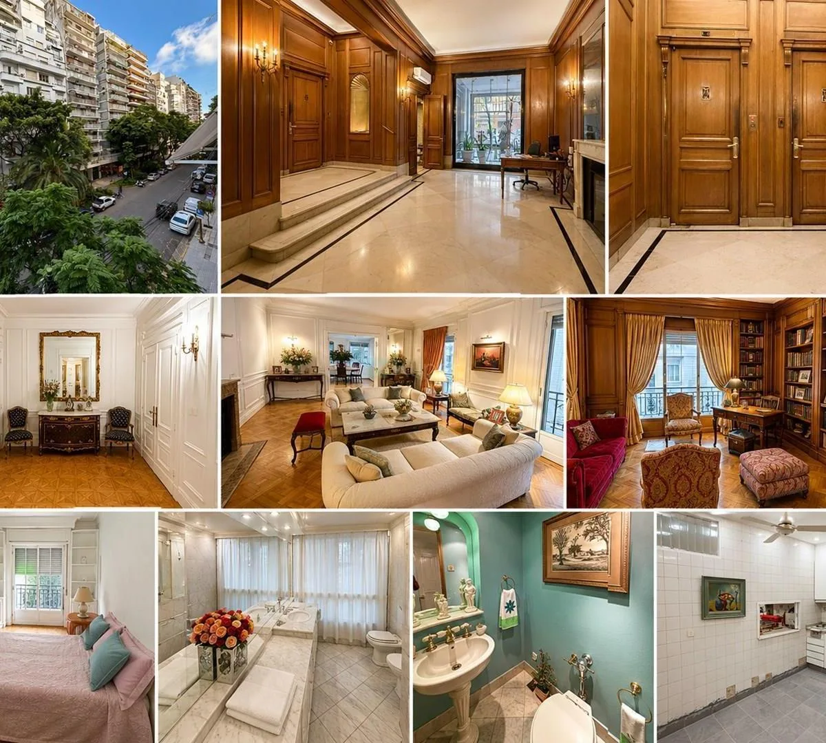 Piso francés en Recoleta con balcón