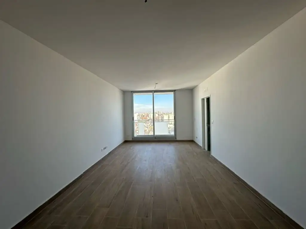 Monoambiente con balcón y amenities