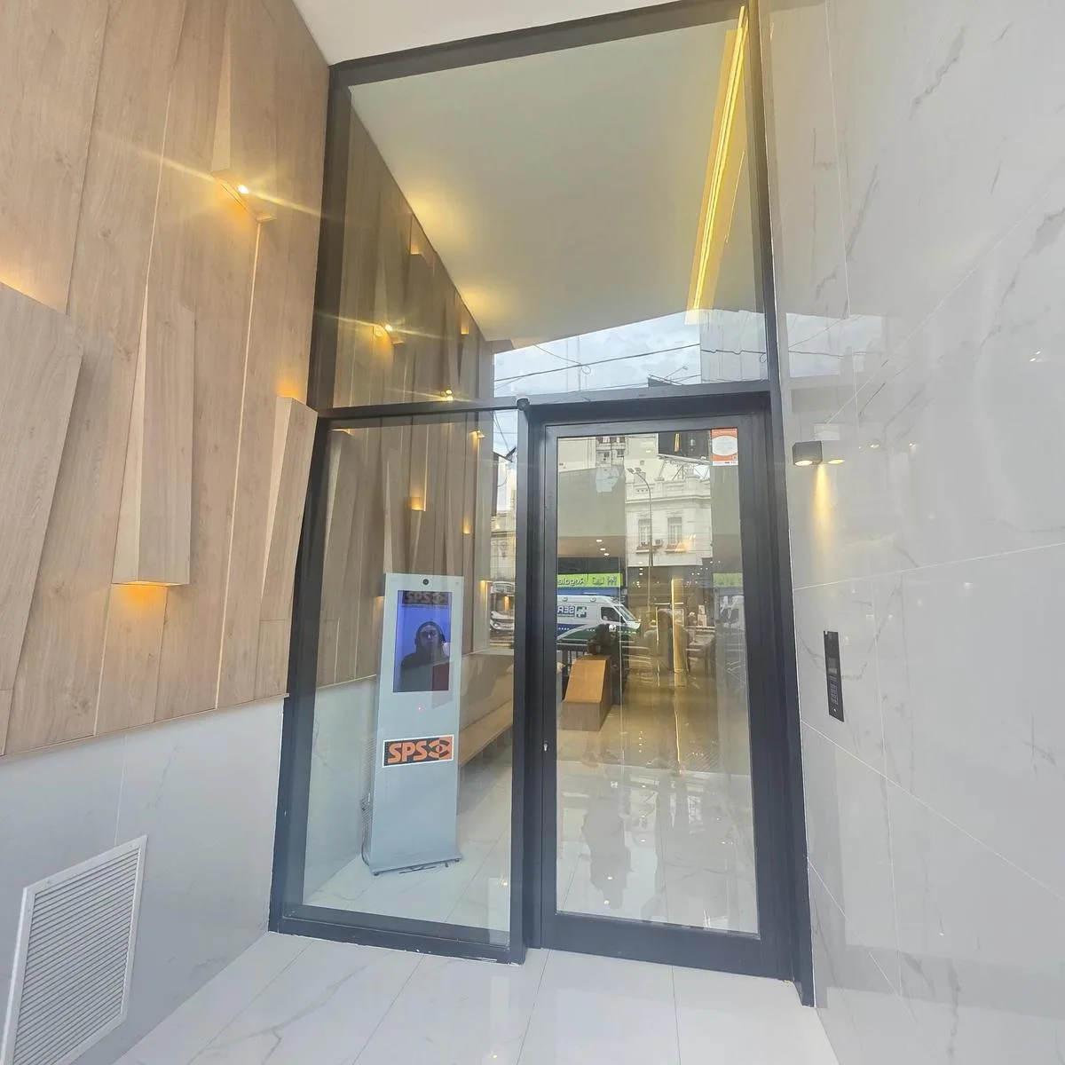 Studio com varanda e amenities