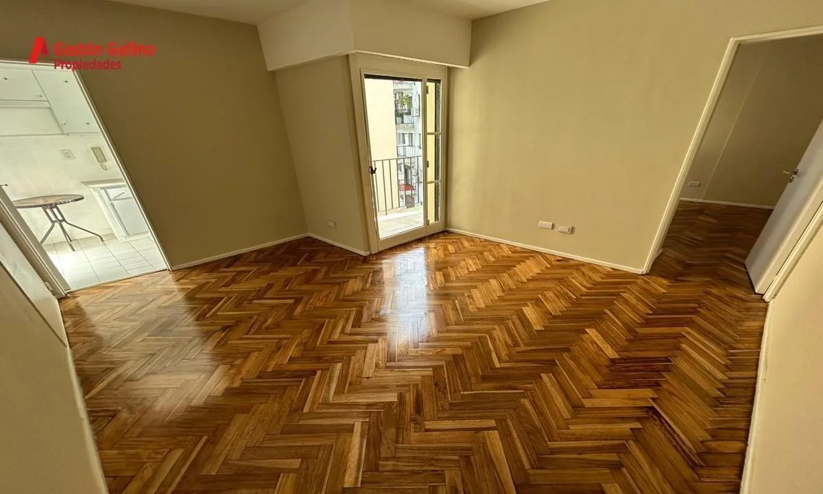 Departamento en Recoleta con balcón