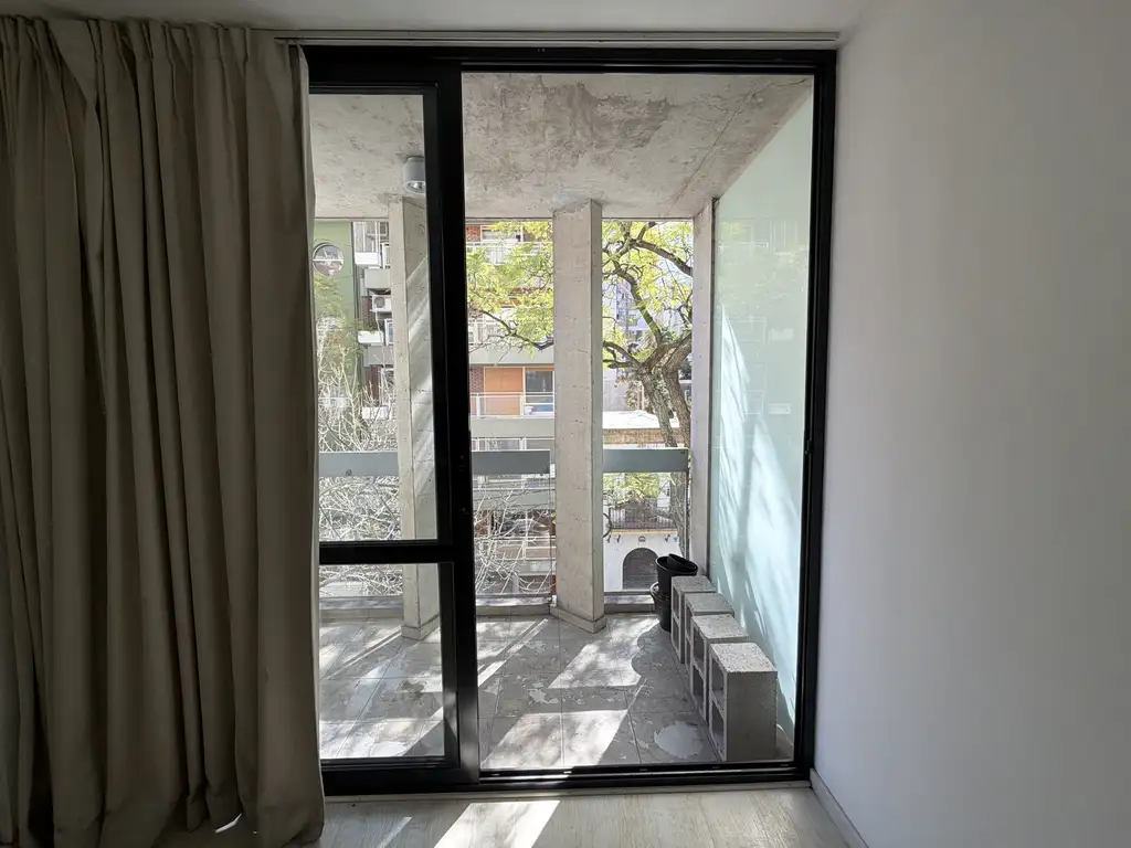 Studio with balcony