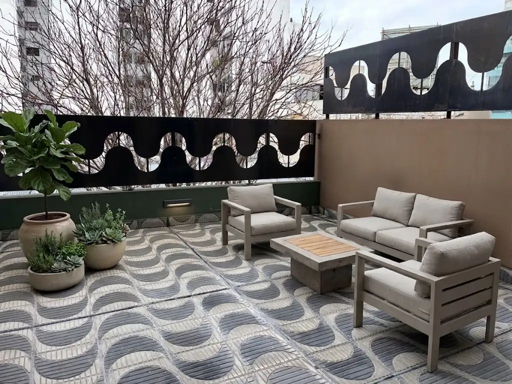 Palermo Hollywood con balcón terraza