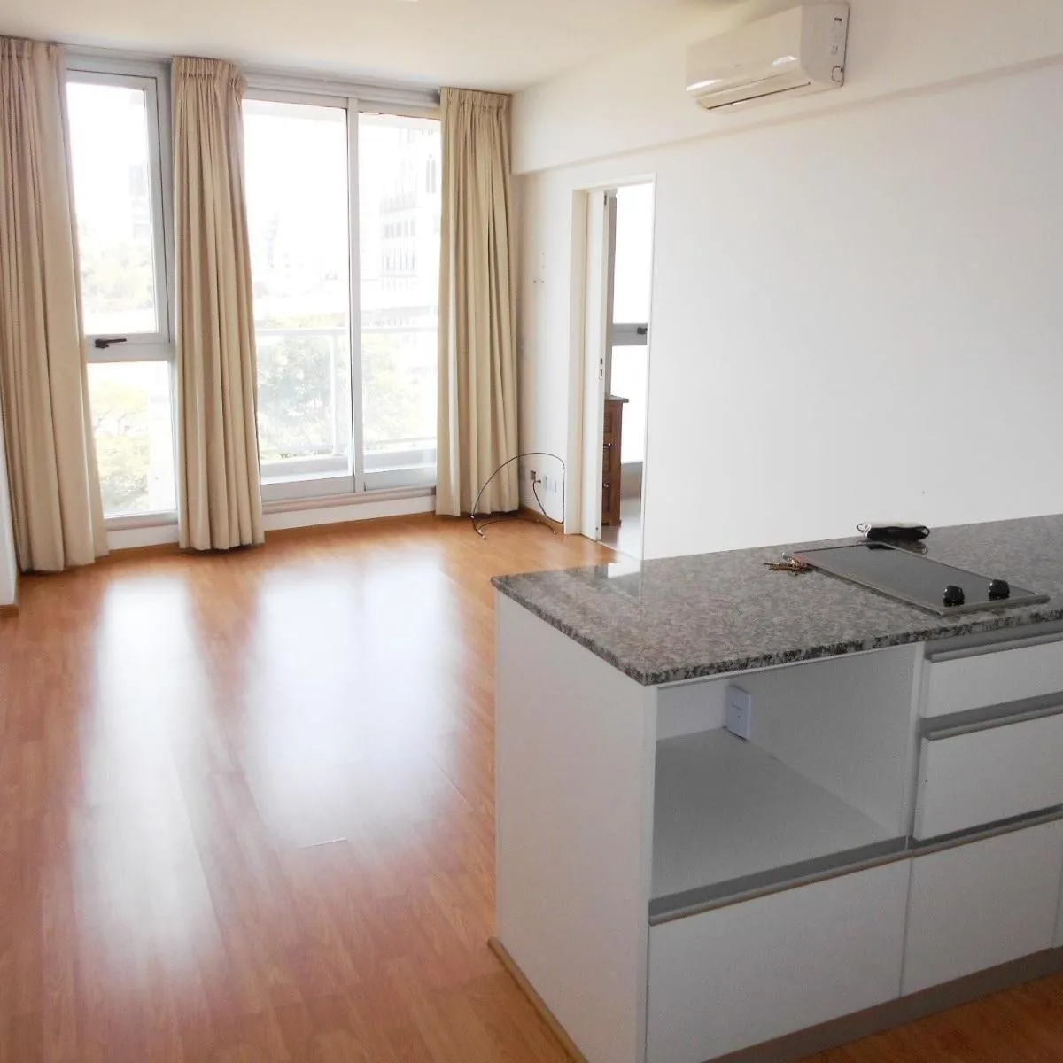 Studio with balcony
