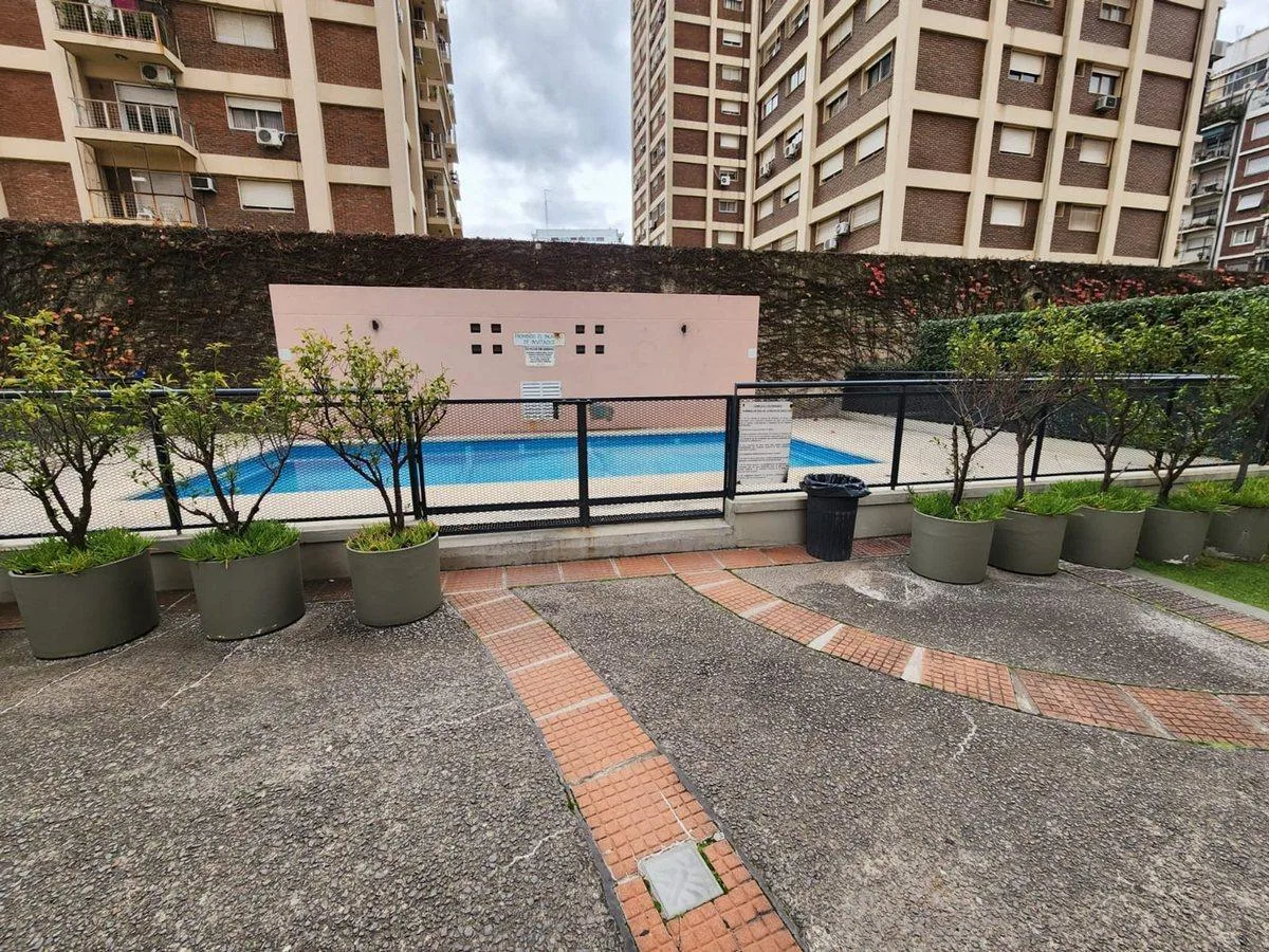 2 ambientes con balcón y amenities