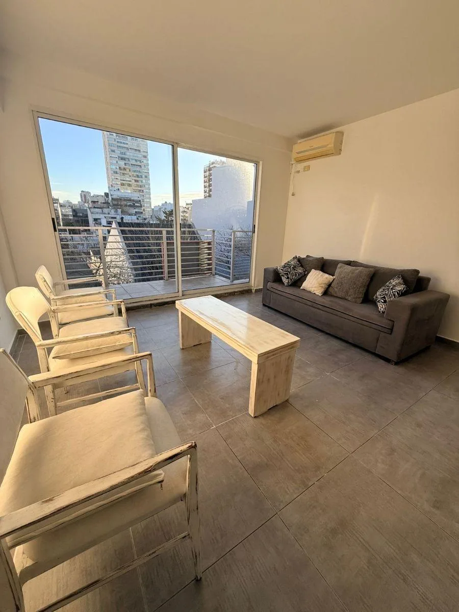 Furnished studio with balcony