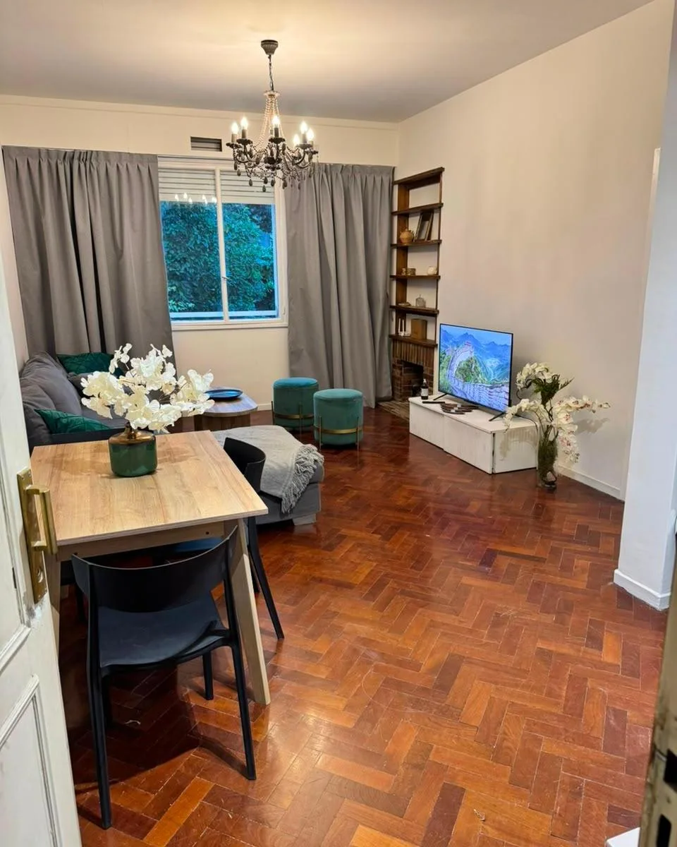 Furnished 2BR, private garden view