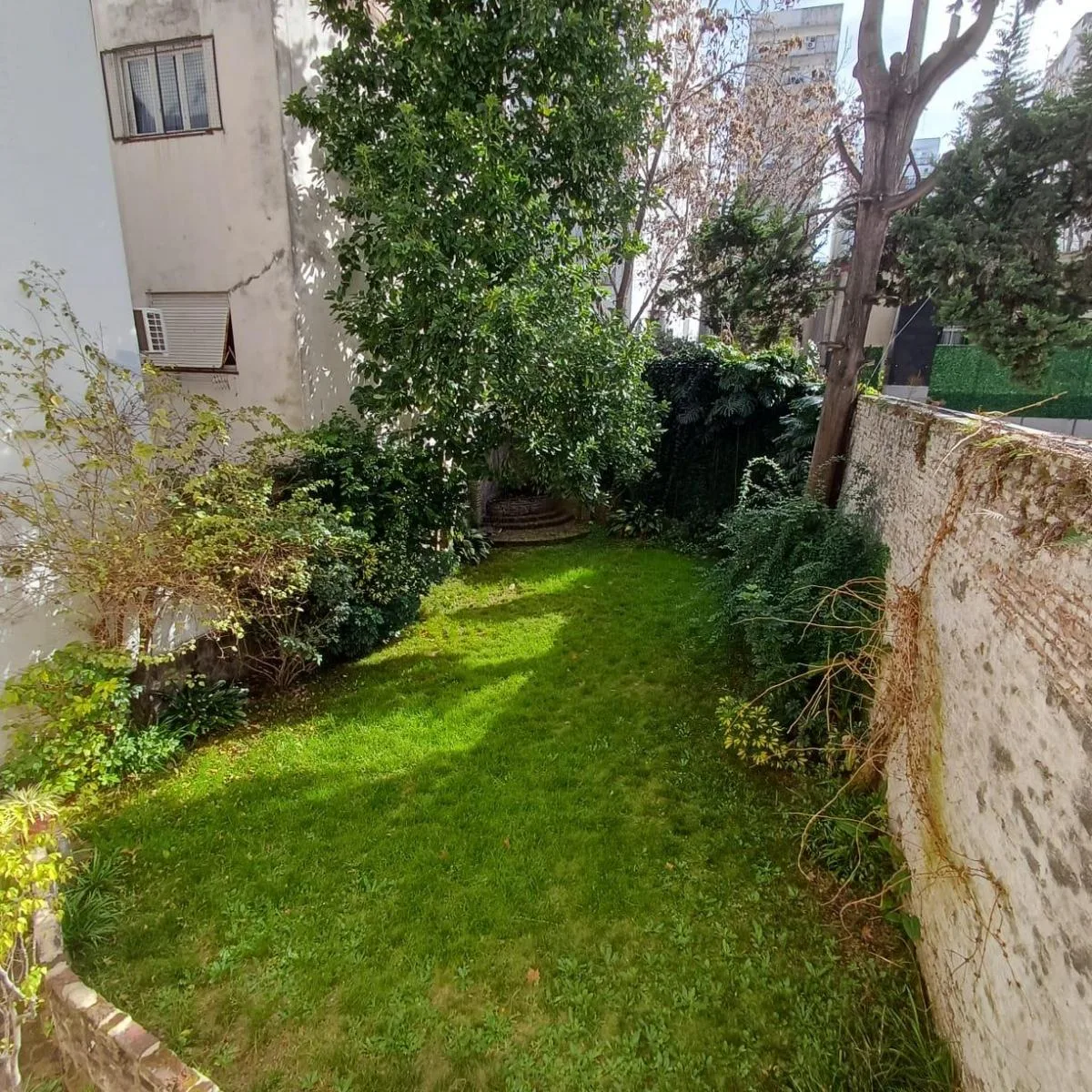 Furnished 2BR, private garden view