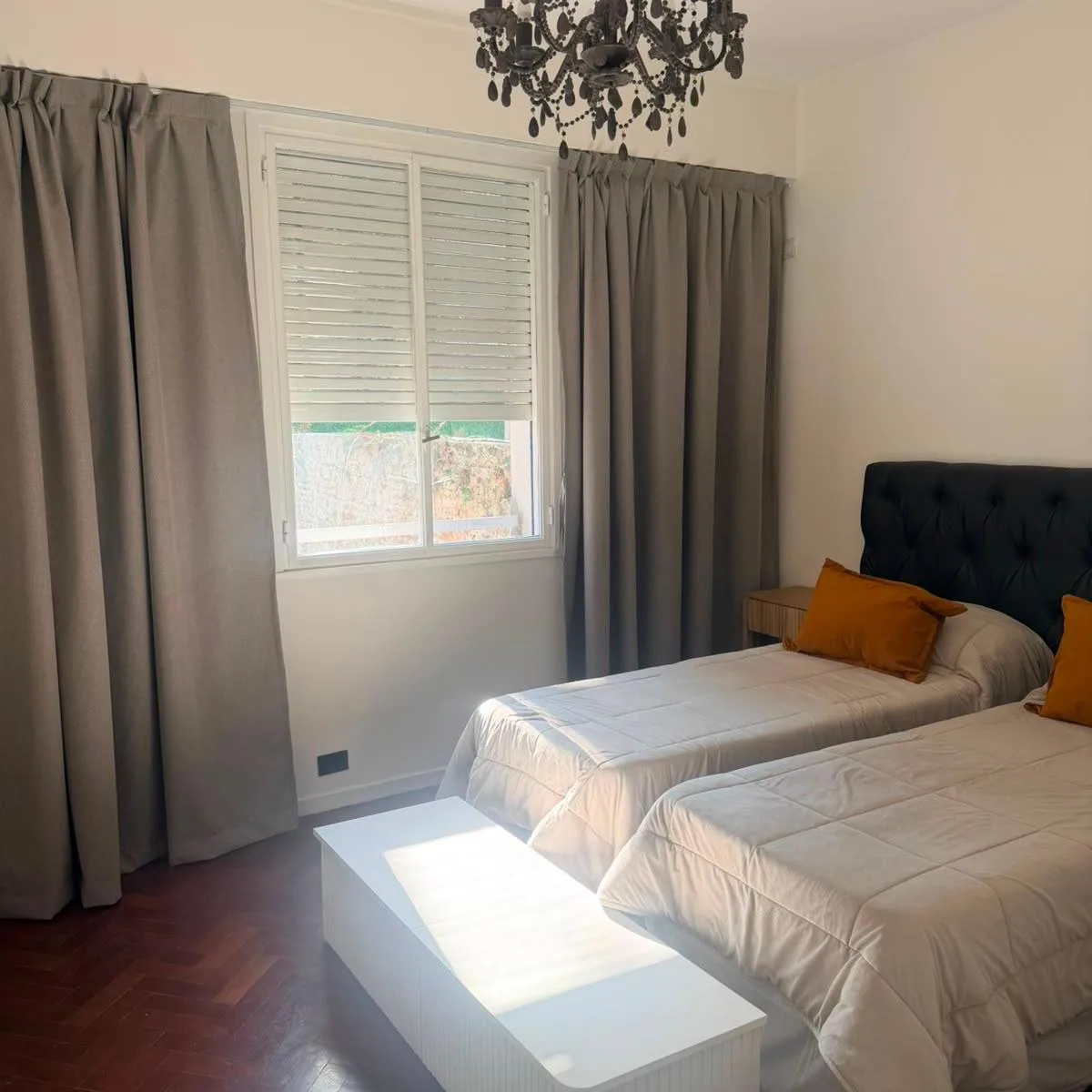 Furnished 2BR, private garden view