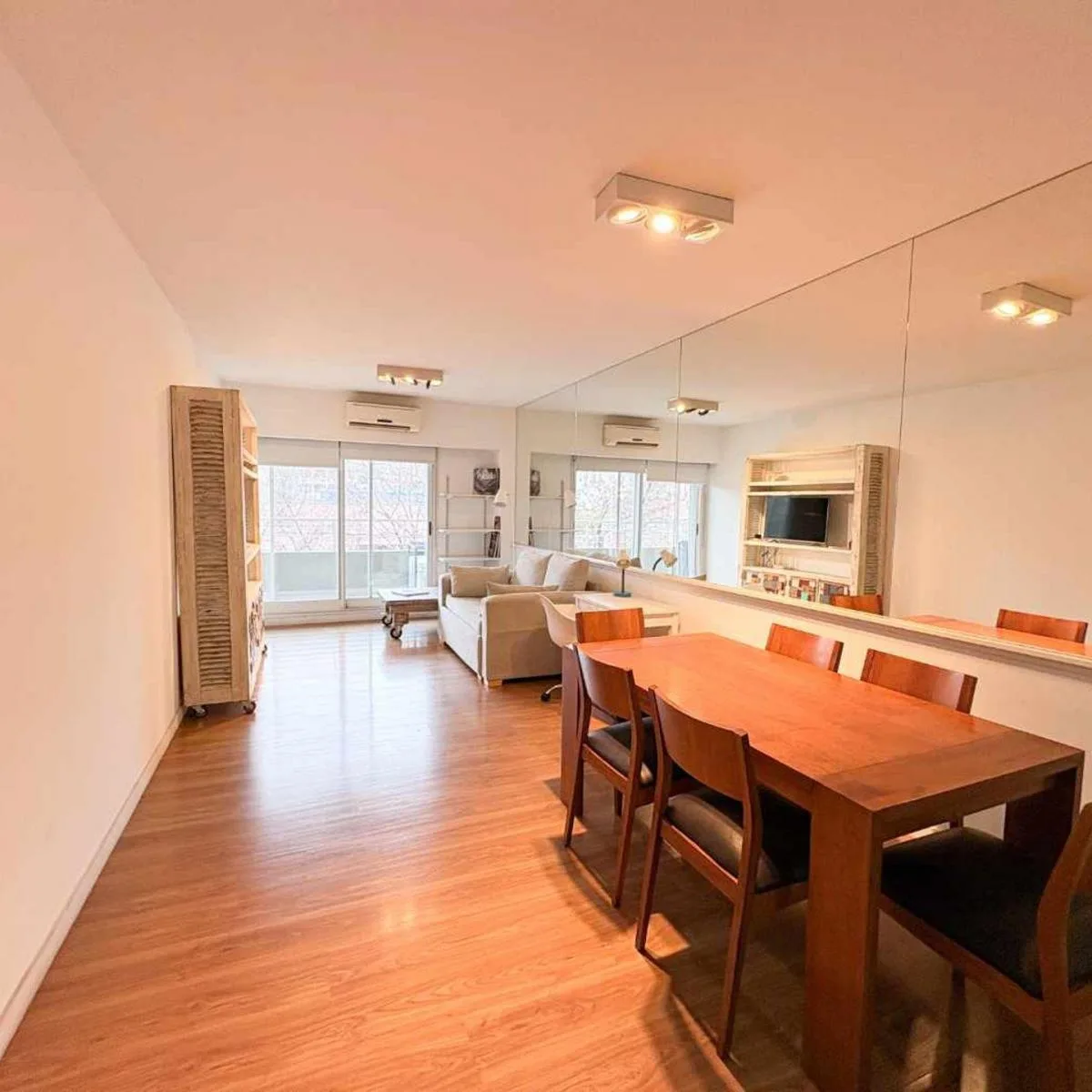 2 ambientes con balcón y amenities