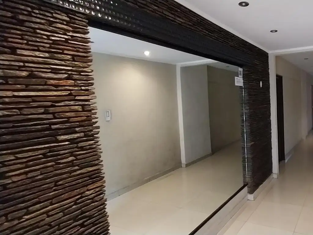 Studio with long balcony
