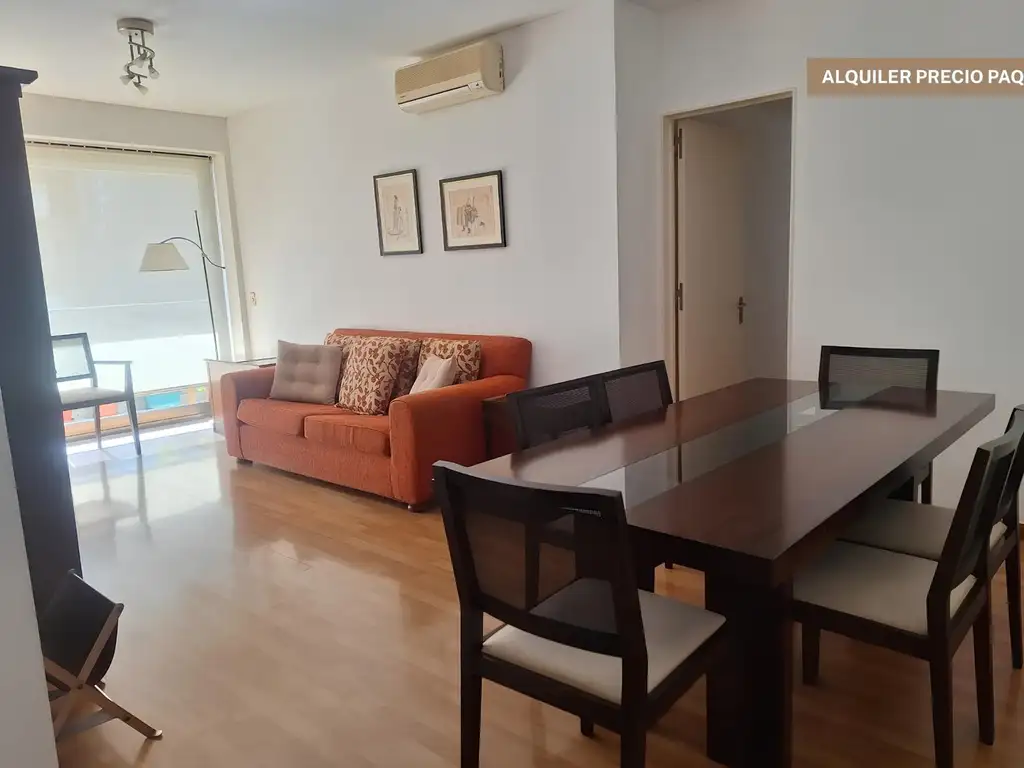 Departamento amoblado con balcón