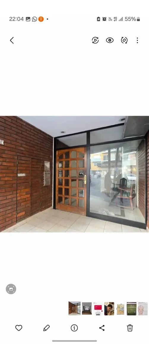 Departamento . Muy Luminoso, Con Living-comedor Y Balcón, 2 Dormitorios Amplios, Cocina Independiente, Baño Completo Con Bañera Y Pisos De Parquet. Excelente Ubicacion Y Conectividad.