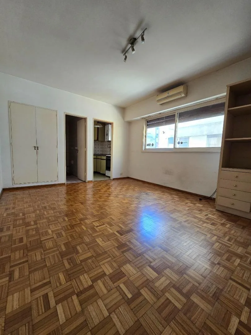 Monoambiente con split y parquet