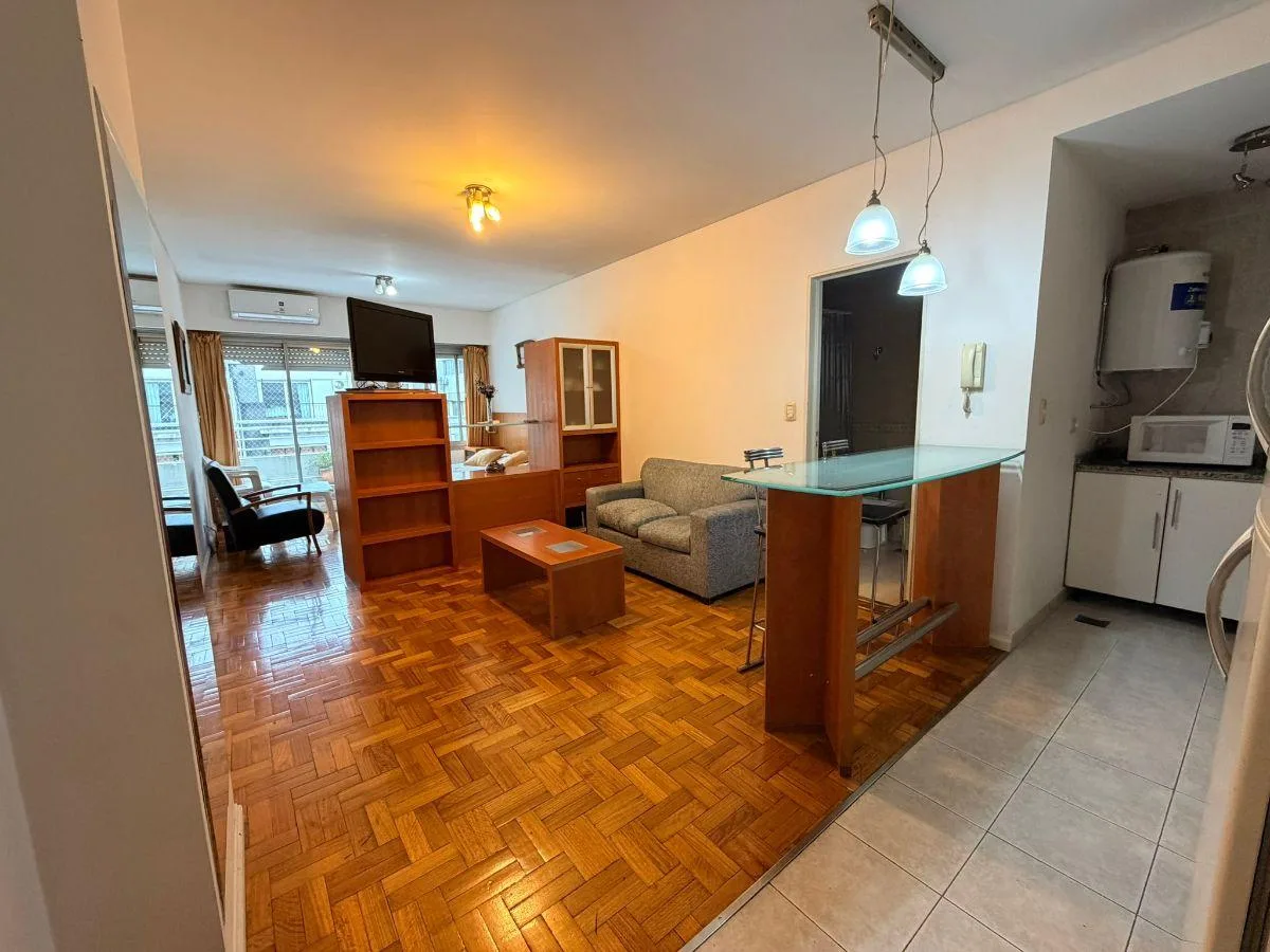 Departamento monoambiente amoblado en Recoleta