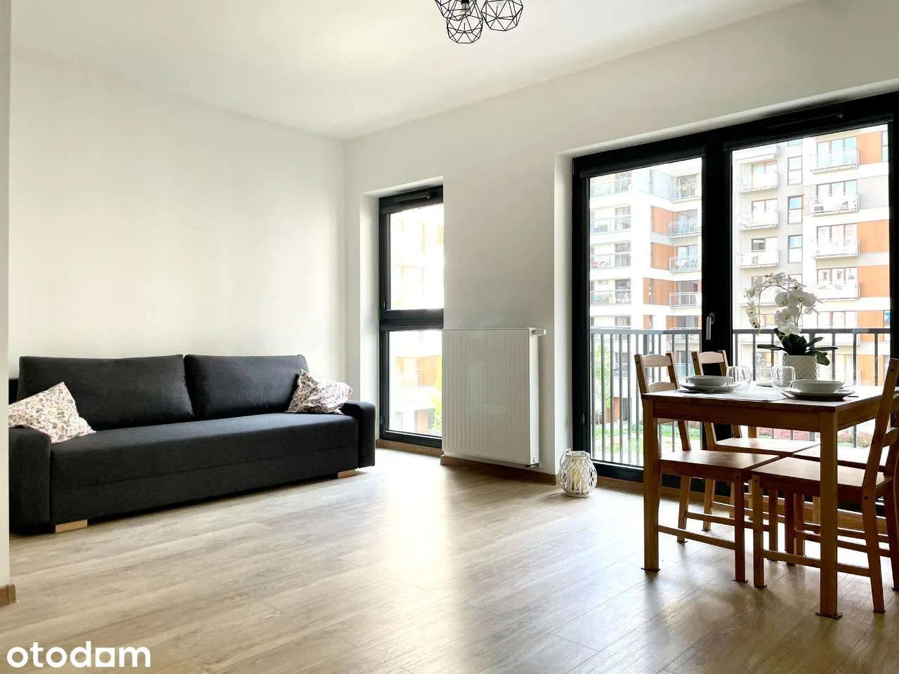 Studio with parking and balcony, Mokotów