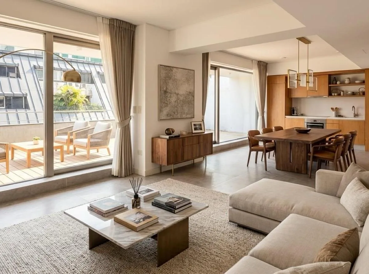 Loft con terraza y cochera