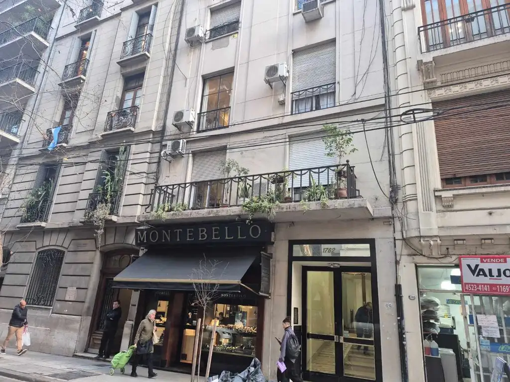 Monoambiente en Recoleta 25 m²