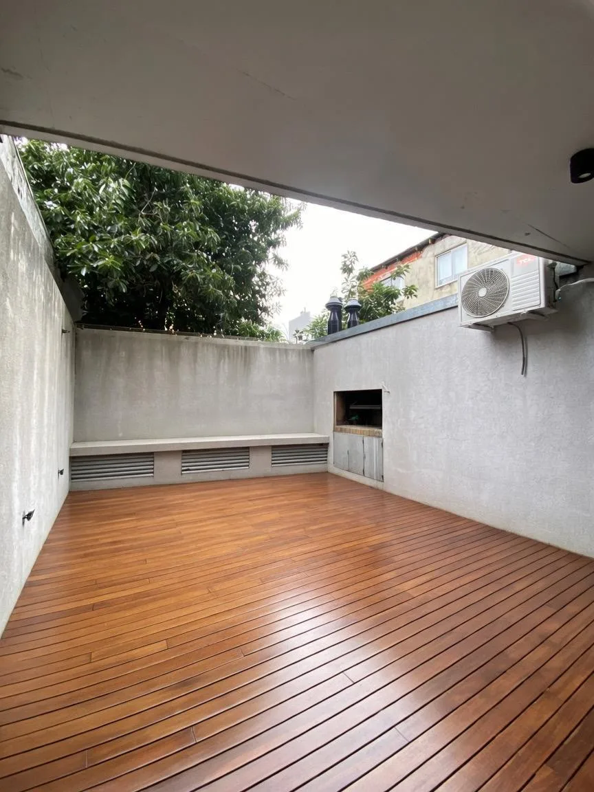 Monoambiente divisible con terraza
