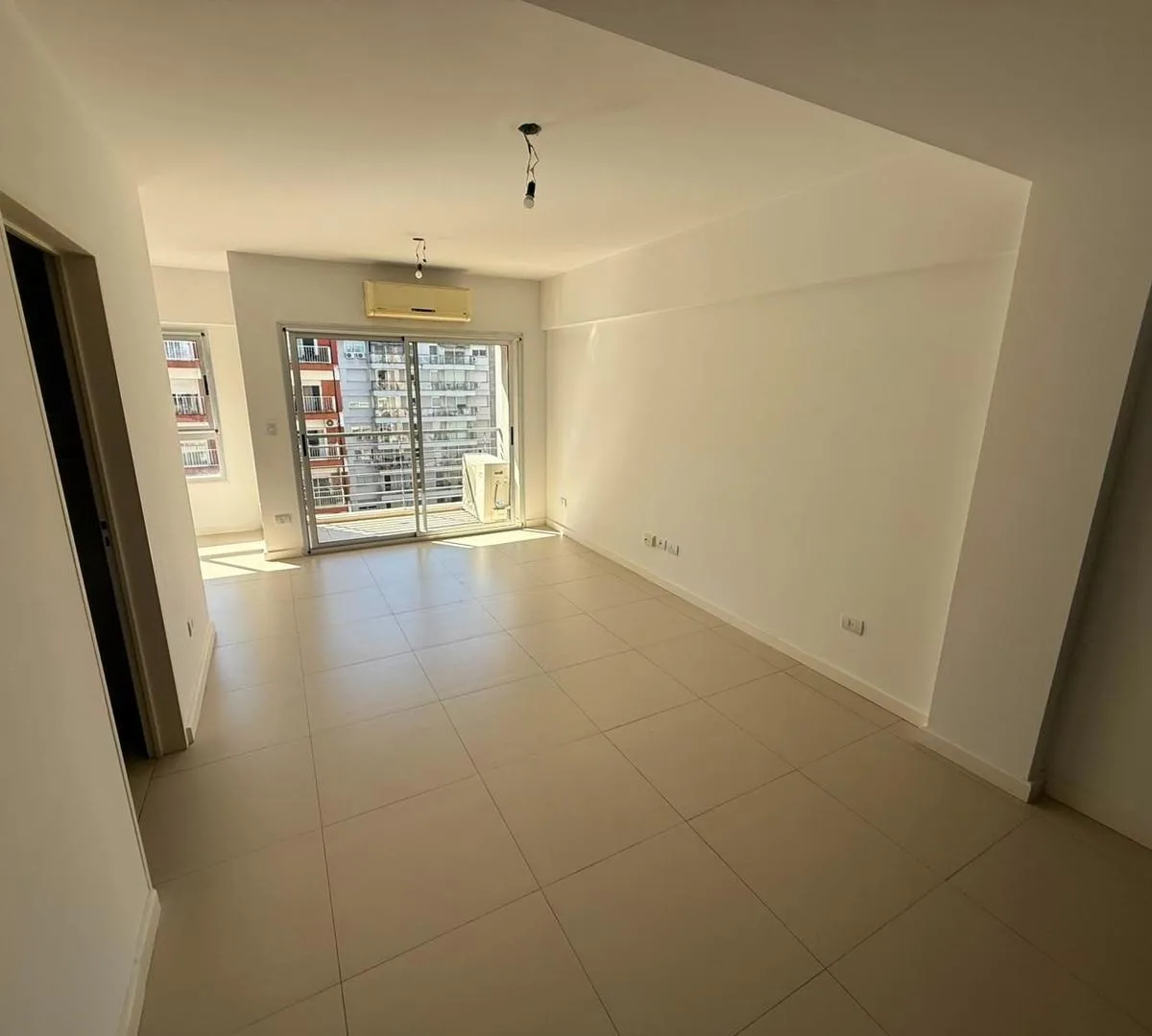 Back-facing apartment with balcony