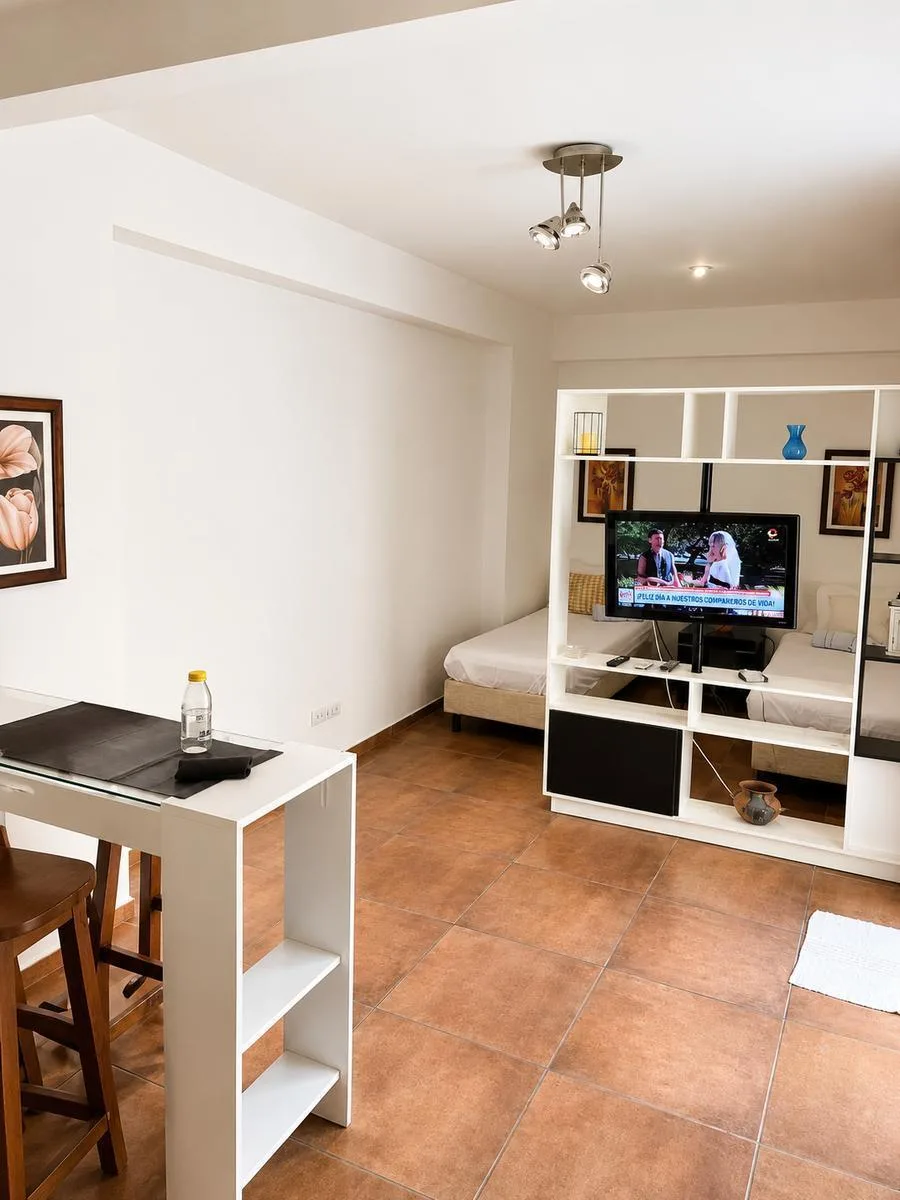 Departamento amueblado con balcón