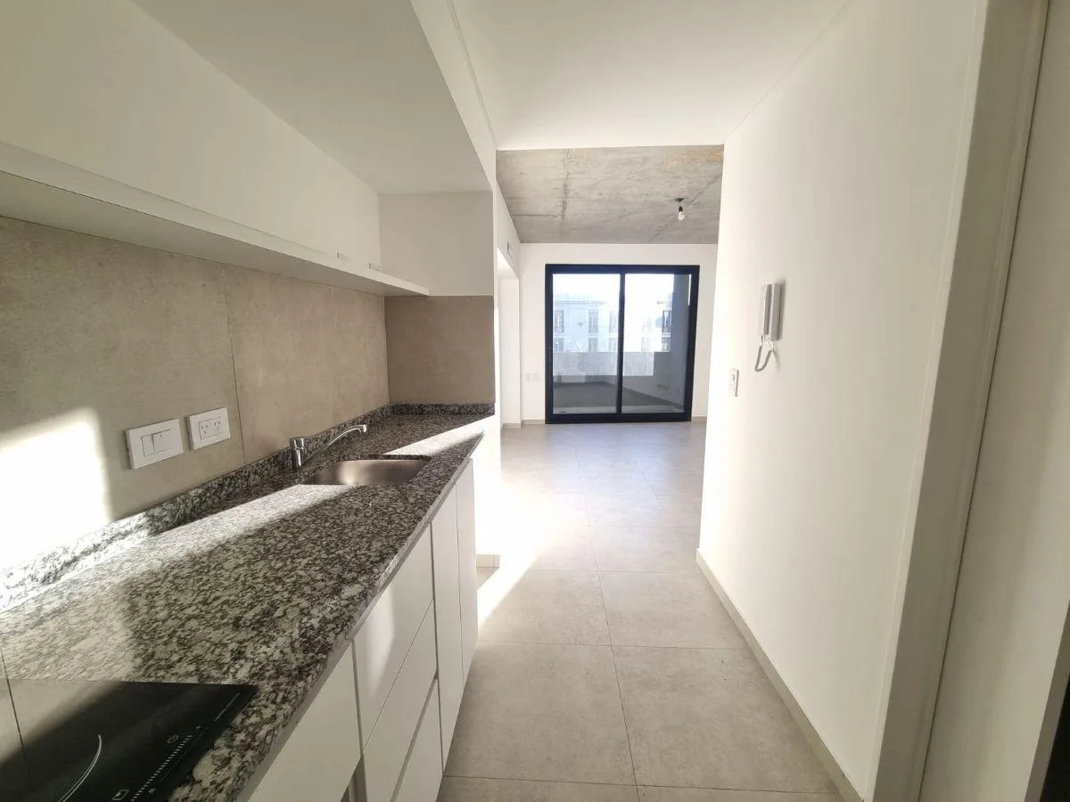 Studio with balcony and double glazing