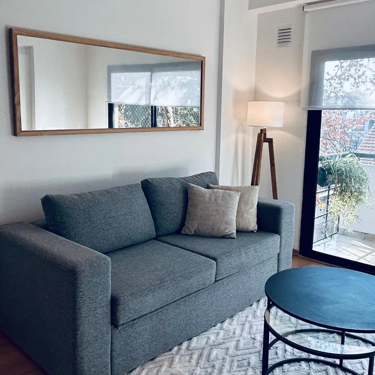 Furnished apartment with balcony