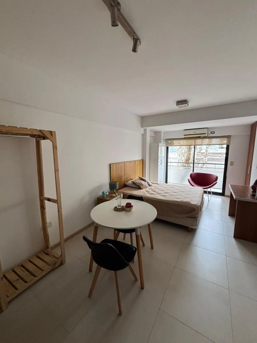 Furnished studio with balcony