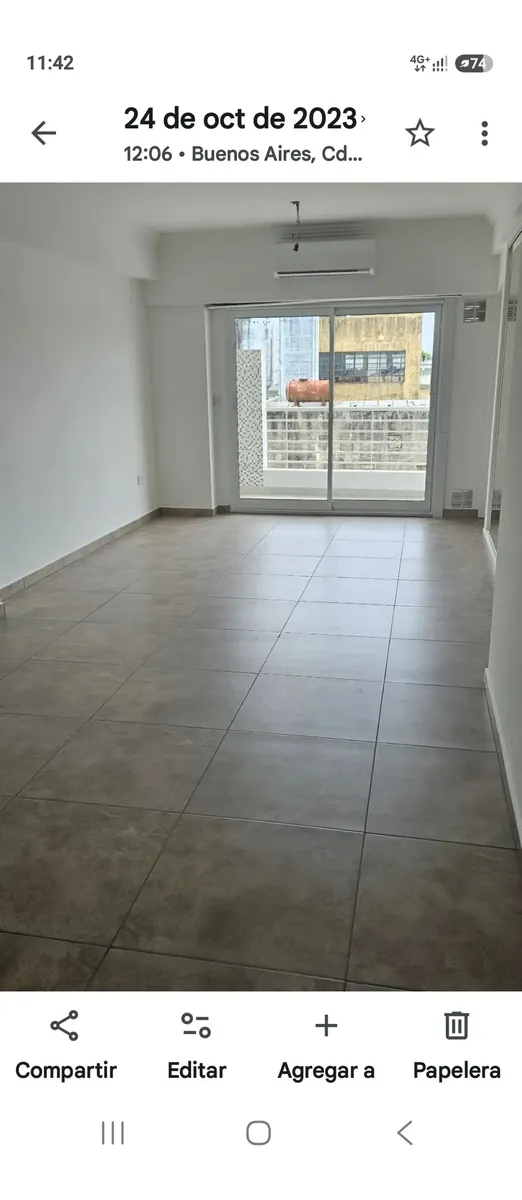 Monoambiente 8° piso norte