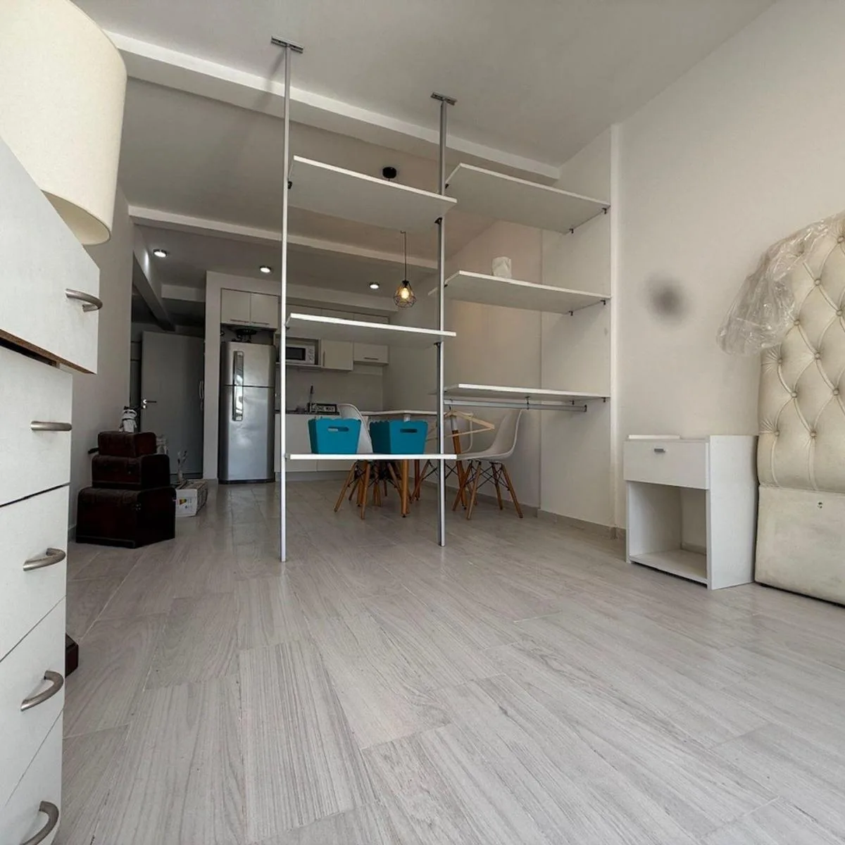 Furnished studio with balcony